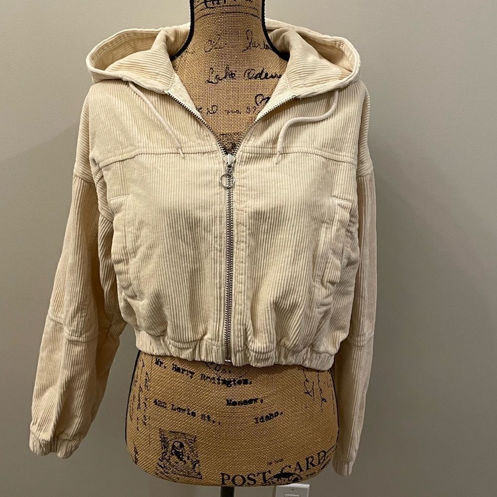 Urban Outfitters Corduroy Jacket Soft Butter Yellow sz M